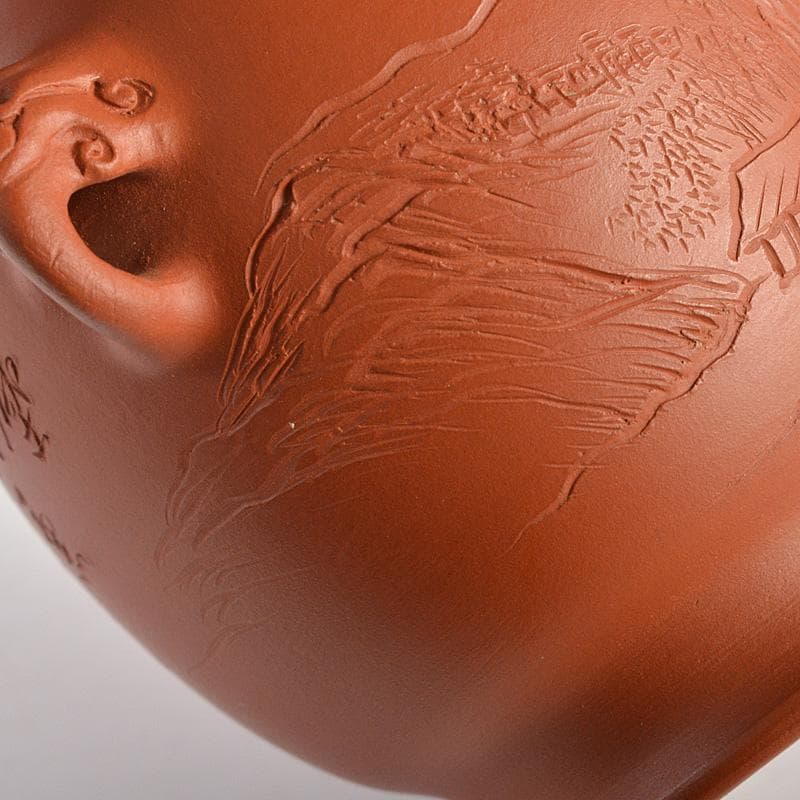 佐渡無名異焼　人間国宝　金渓堂　伊藤赤水造　一輪挿　共箱　2点　V　R7315