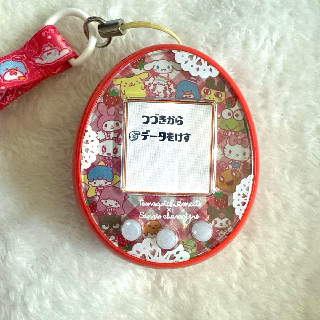 【美品】たまごっち みーつ サンリオキャラクターズDXセット　赤　希少　レア