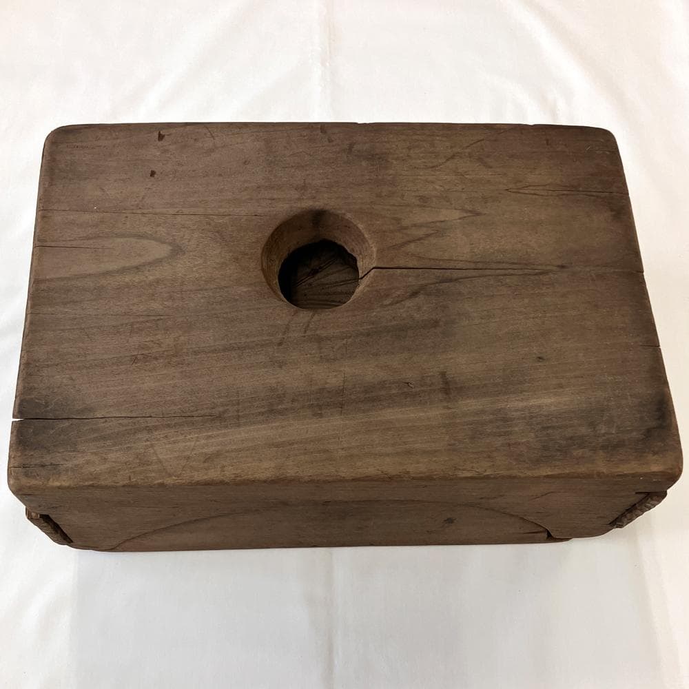 D-16　菓子型　鯛　木型　木製　金花糖　骨董　レトロ　アンティーク　年代物