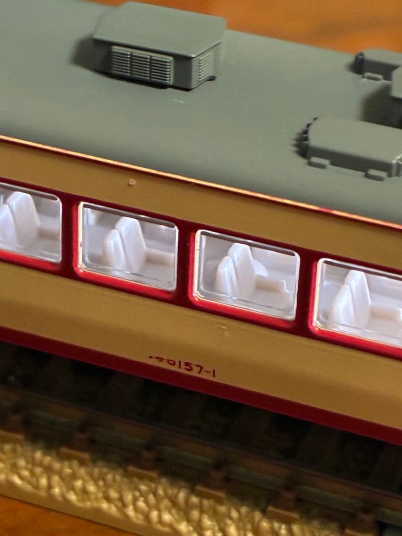 国鉄157系あまぎ7両　kato ライト室内灯点灯確認動力動作確認済