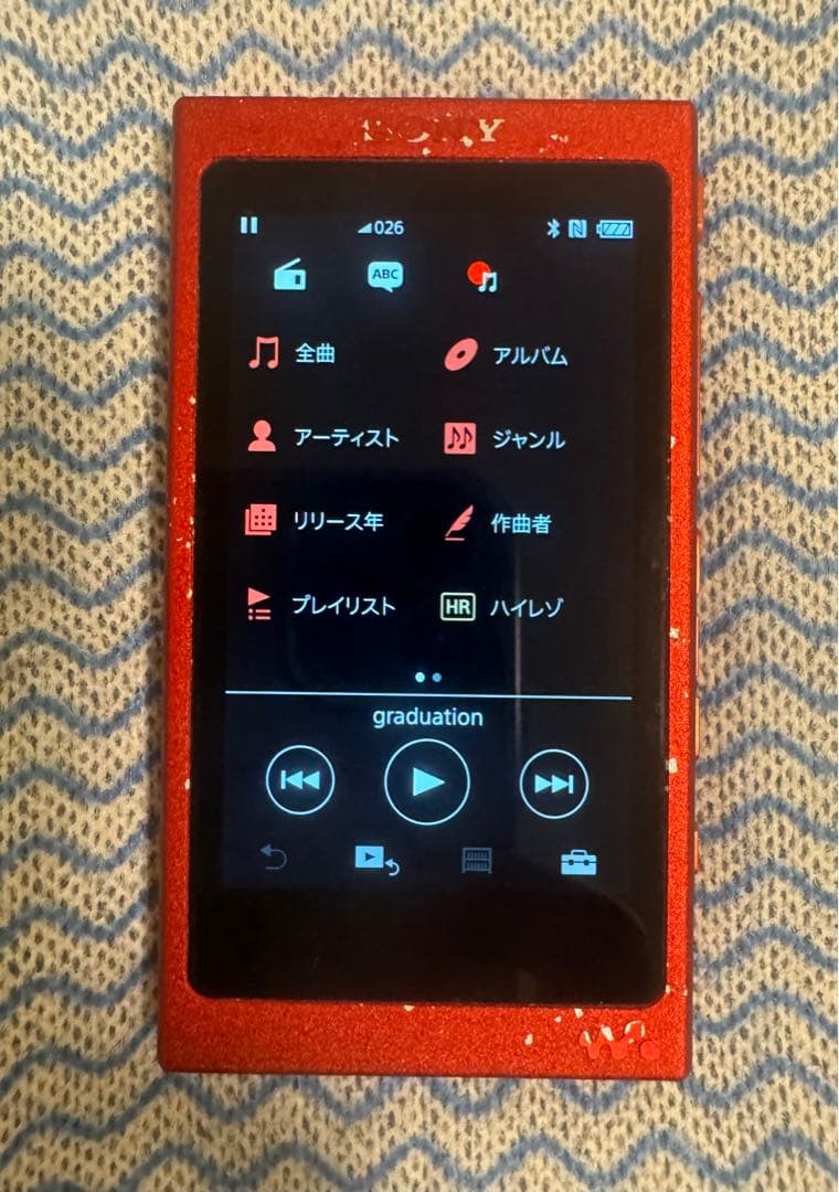 SONY ソニー　ウォークマン nw-a37hn