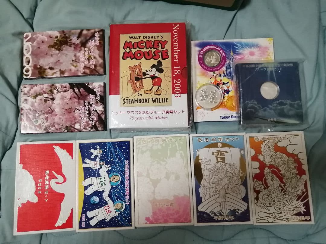 1オンス銀貨・銀貨入りミントセット・プルーフ貨幣セット各種他などまとめ