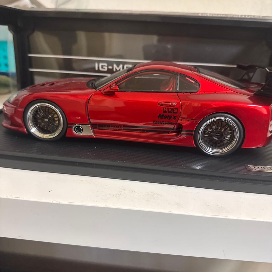 IG-Model トヨタ スープラ 1/18 レッド トップシークレット