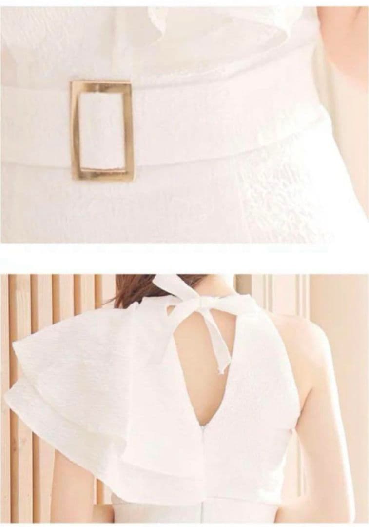 ローブドフルール♡肩フリルアシメントリードレス