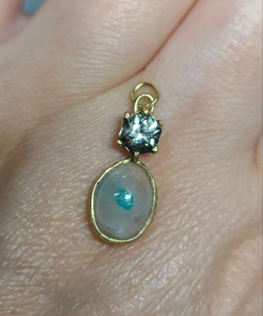 ミラノ日本の職人の腕が光る逸品です!★天然パライバトルマリン★