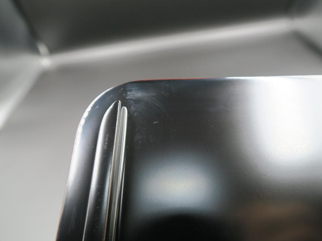 【輪島塗】根来研出 五段重 堅牢優美 徳野漆器店 朱塗 蓋二枚付 天然木 共箱