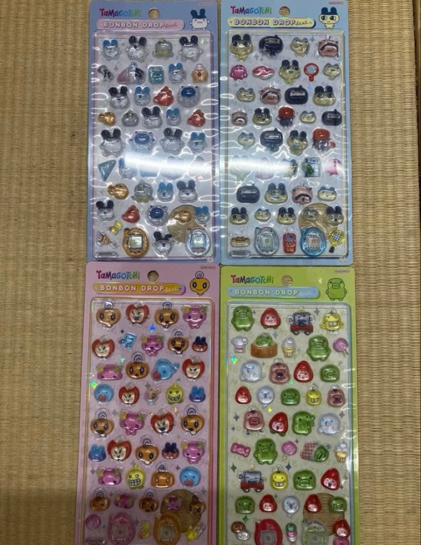 n*☆様 正規品 たまごっち ボンボンドロップシール 4枚セット