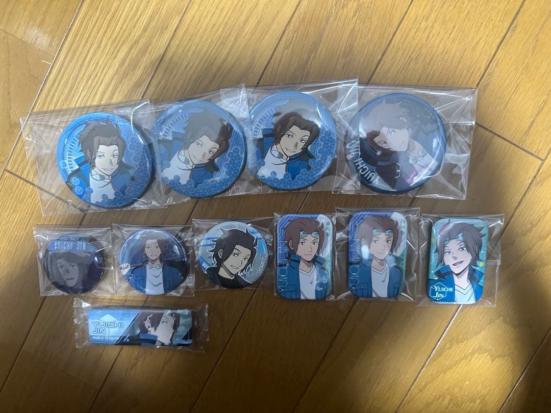 ワールドトリガー 迅悠一 缶バッジ エンタメくじ まるかく缶バッジ他33個セット