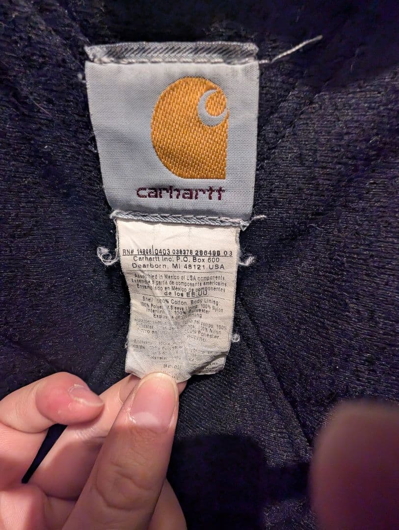 USA Carhartt アクティブジャケット ブラック