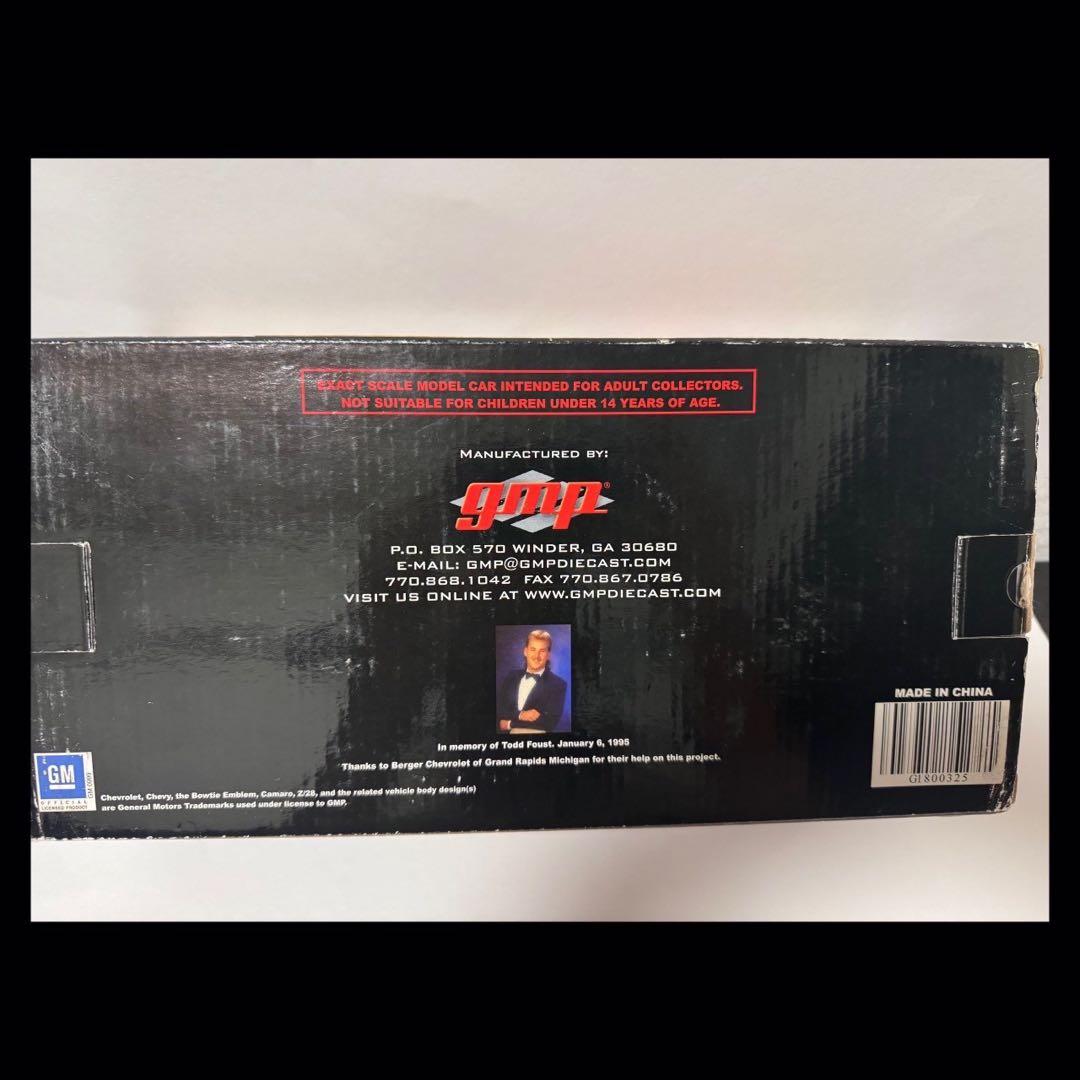 【新品・未使用】GMP 69カマロ427SSCamaro ミニカー 希少