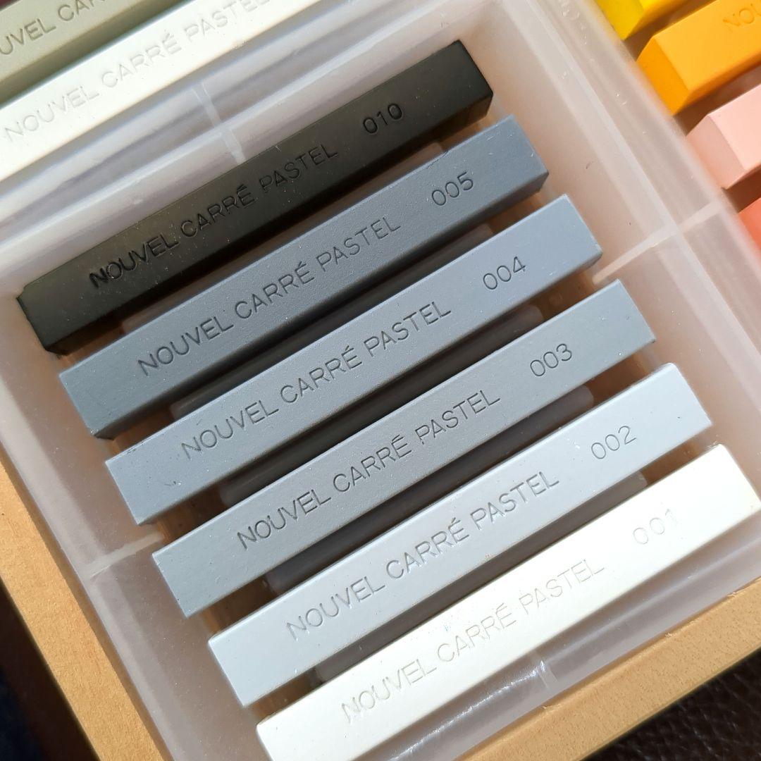 ヌーベル カレー パステル 72色 パステルアートセット 木製ケース入り