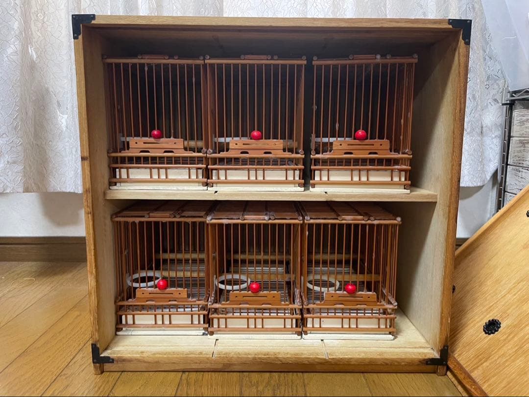 メジロ　寝かせ箱　カゴ６個セット③