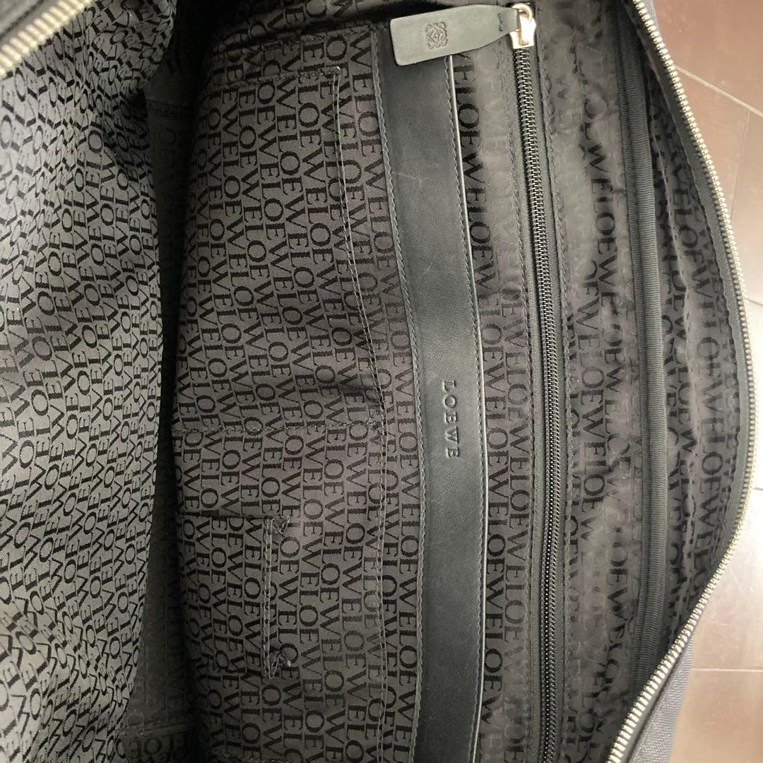 ロエベ　ボストンバッグ　ブラック