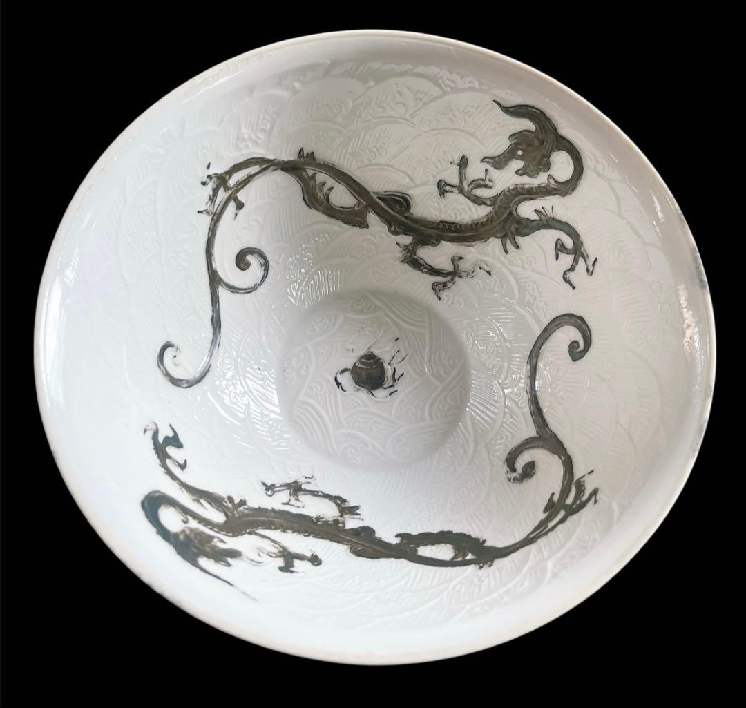 有田焼『深川製磁アンティーク』龍飯碗（大正末期〜昭和初期）✨超希少骨董品✨