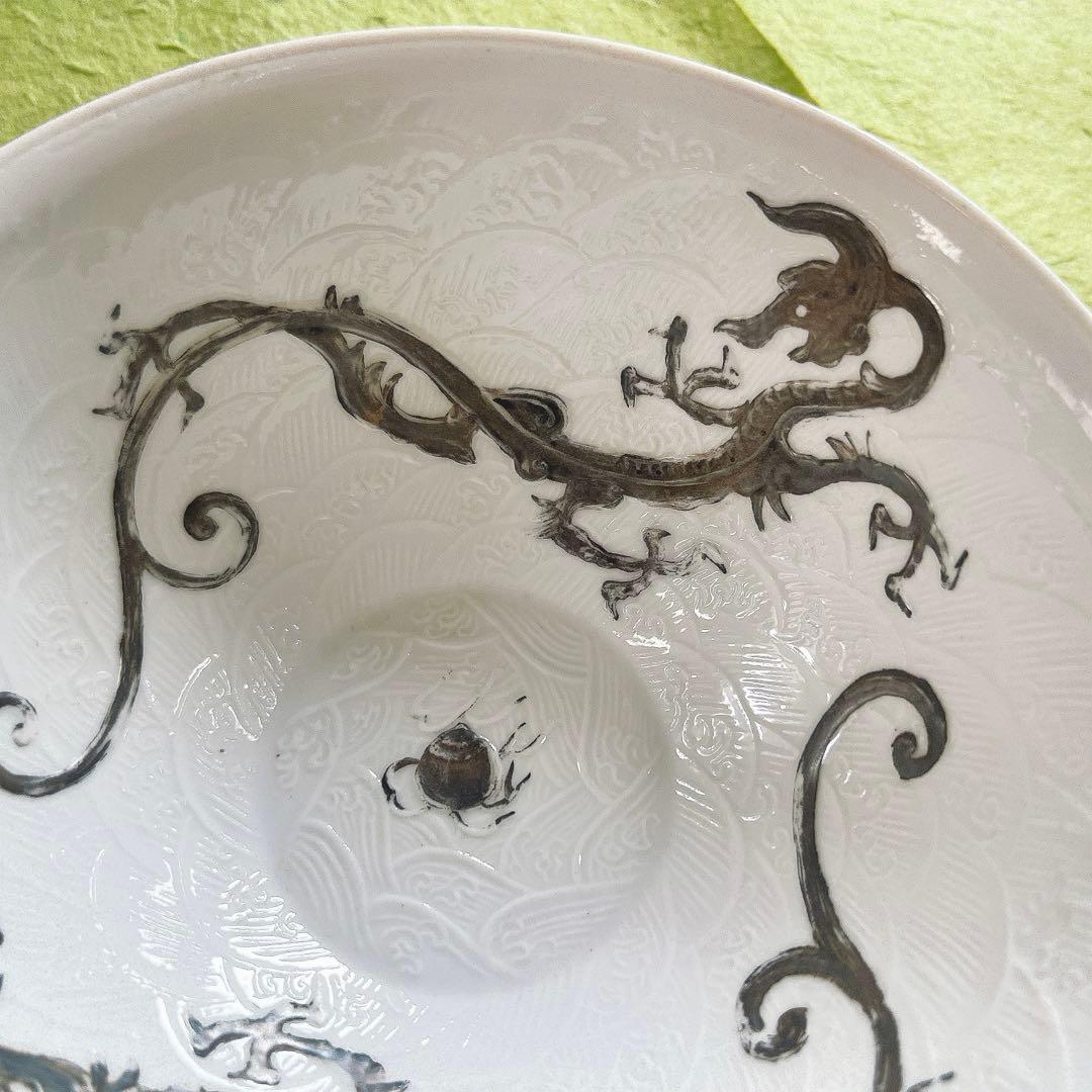 有田焼『深川製磁アンティーク』龍飯碗（大正末期〜昭和初期）✨超希少骨董品✨
