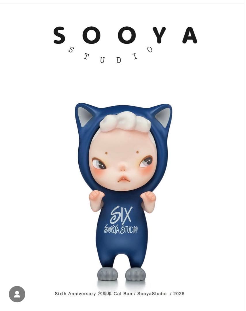 SooyaStudio 6 周年Cat Ban フィギュア 2025