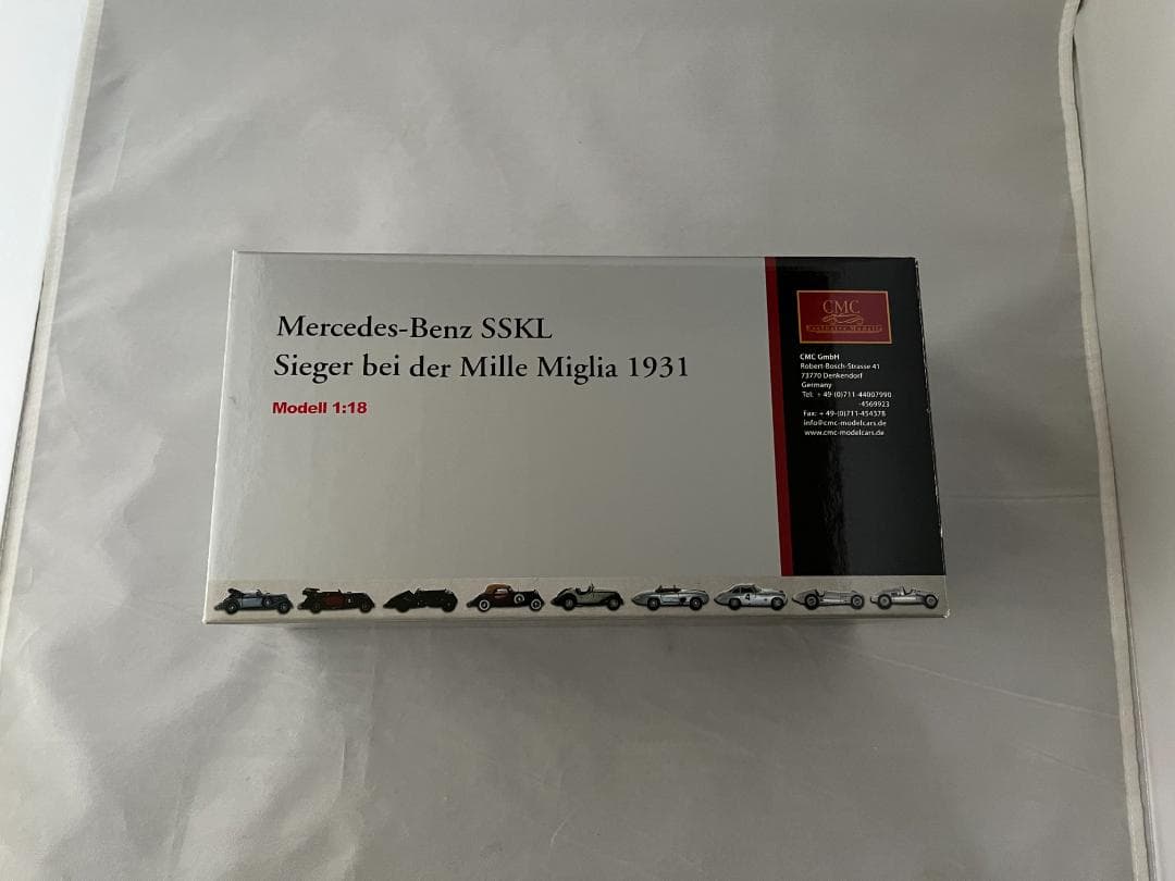 CMC 1/18 メルセデスベンツ SSKLミッレ.ミリア 1931