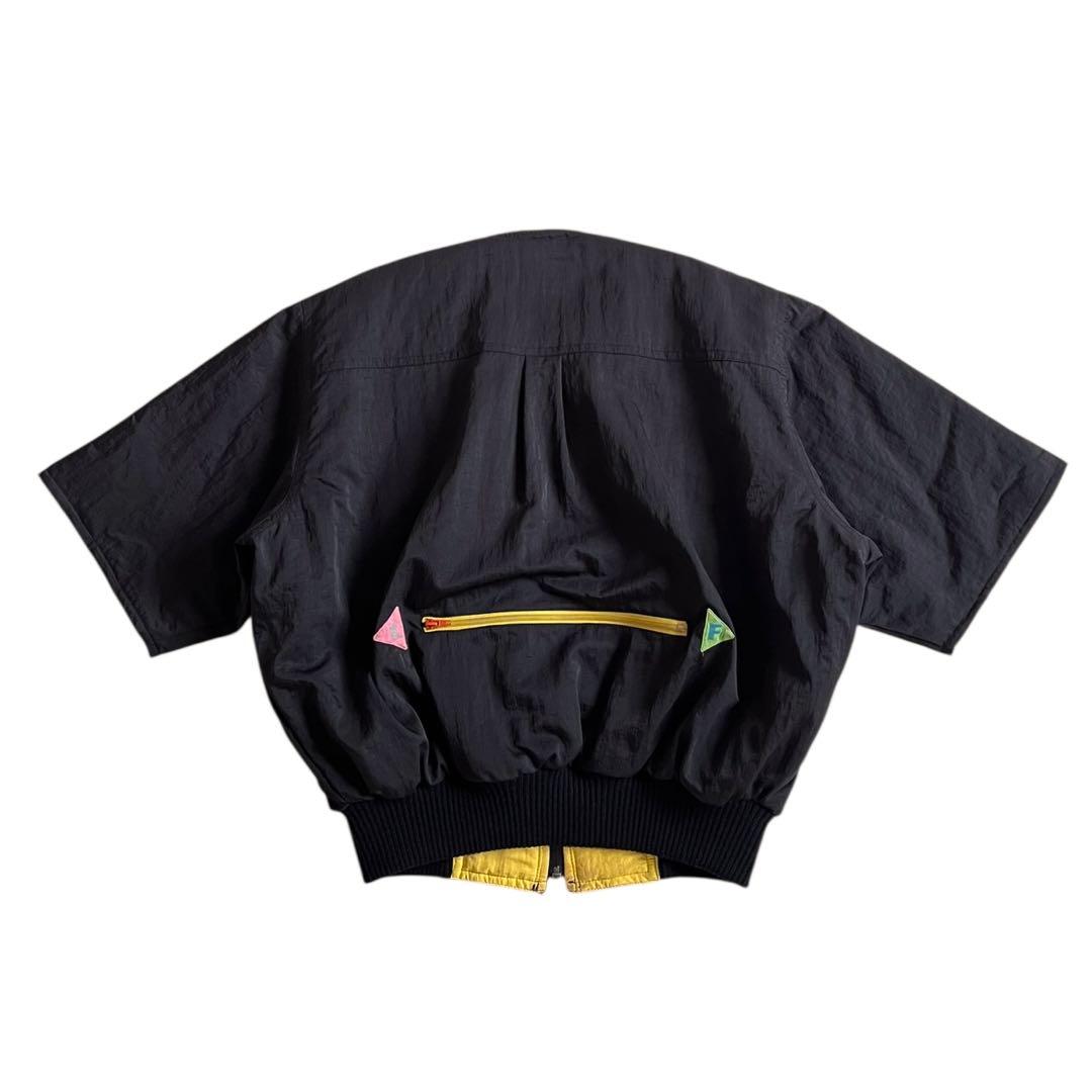 K-FACTORY 池田ノブオ 半袖 ナイロン ブルゾン ジャケット 80年代