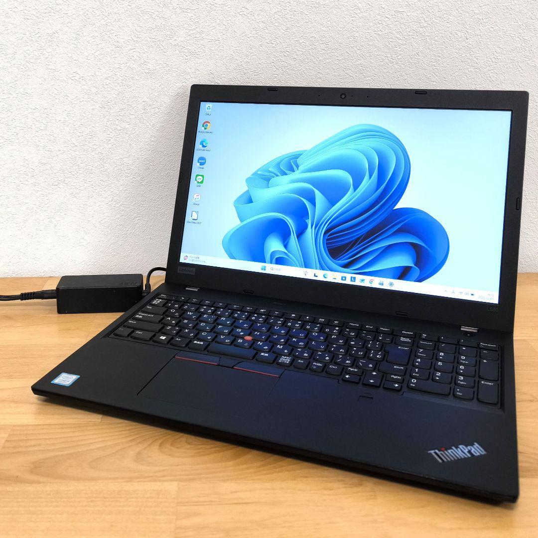 Windows11 大画面ノートパソコン・L580｜i5第8世代・カメラ付き