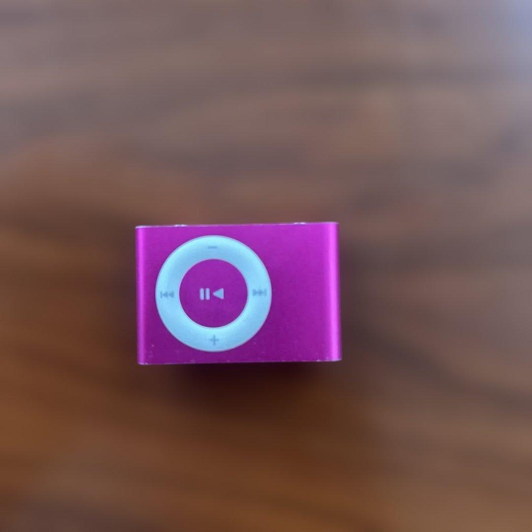 ピンク音楽プレーヤー USBケーブル付き（iPod mini)