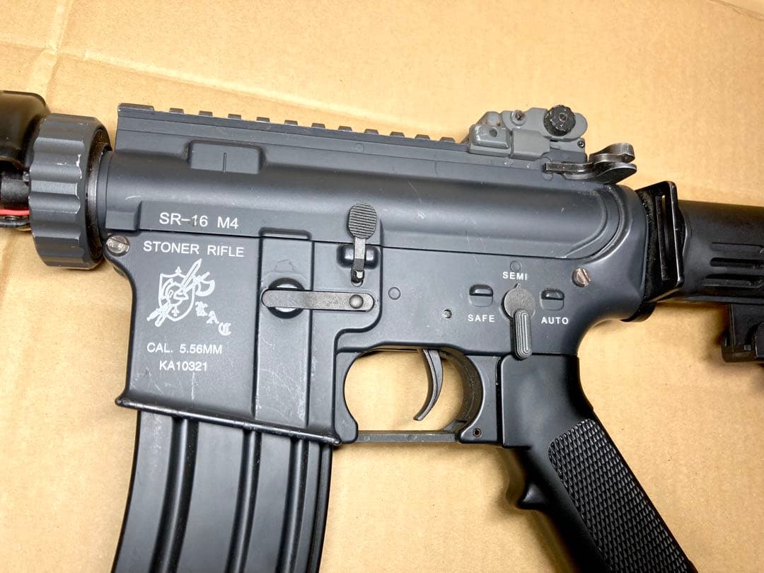 1月末まで出品　東京マルイ　ナイツSR16 外装カスタム　メタル　ジャンク