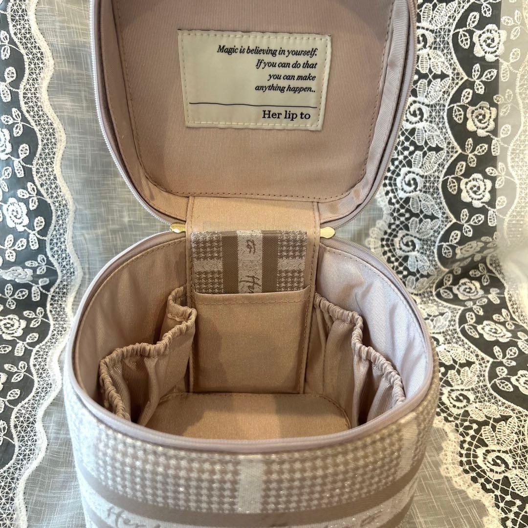 バッグ herlipto HLT Jacquard Vanity Bag