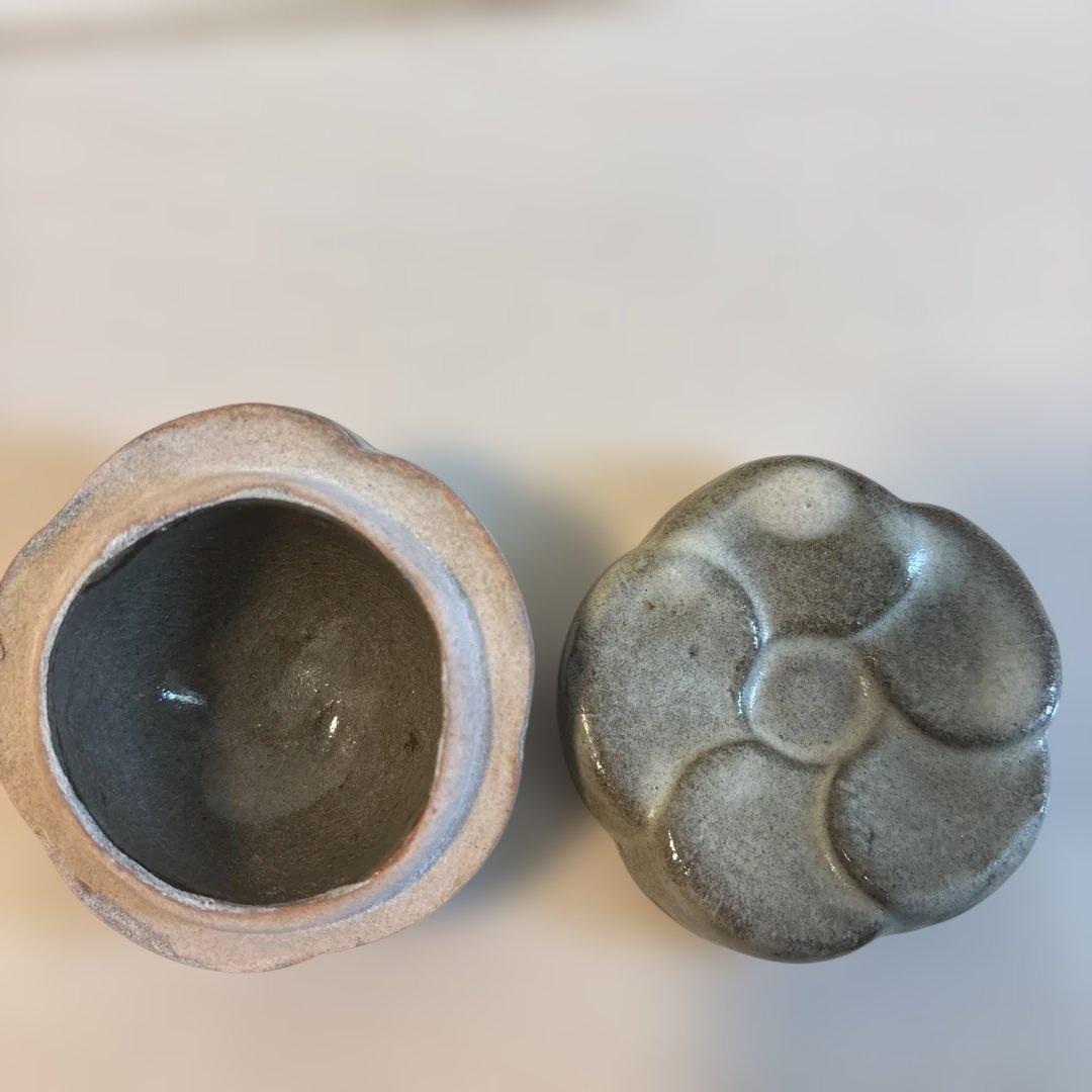 十四代亀井味楽 梅香合 高取焼