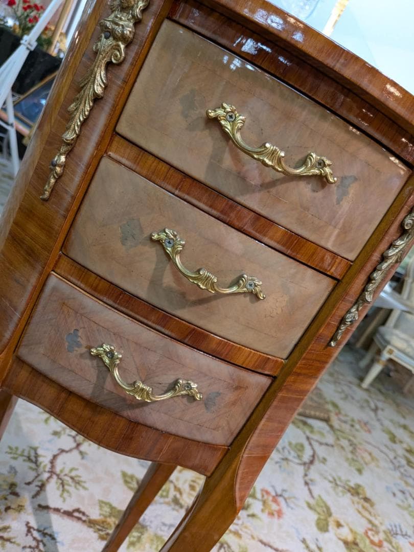 最終値引　アンティーク　サイドテーブル　チェスト　小棚　花台　電話代