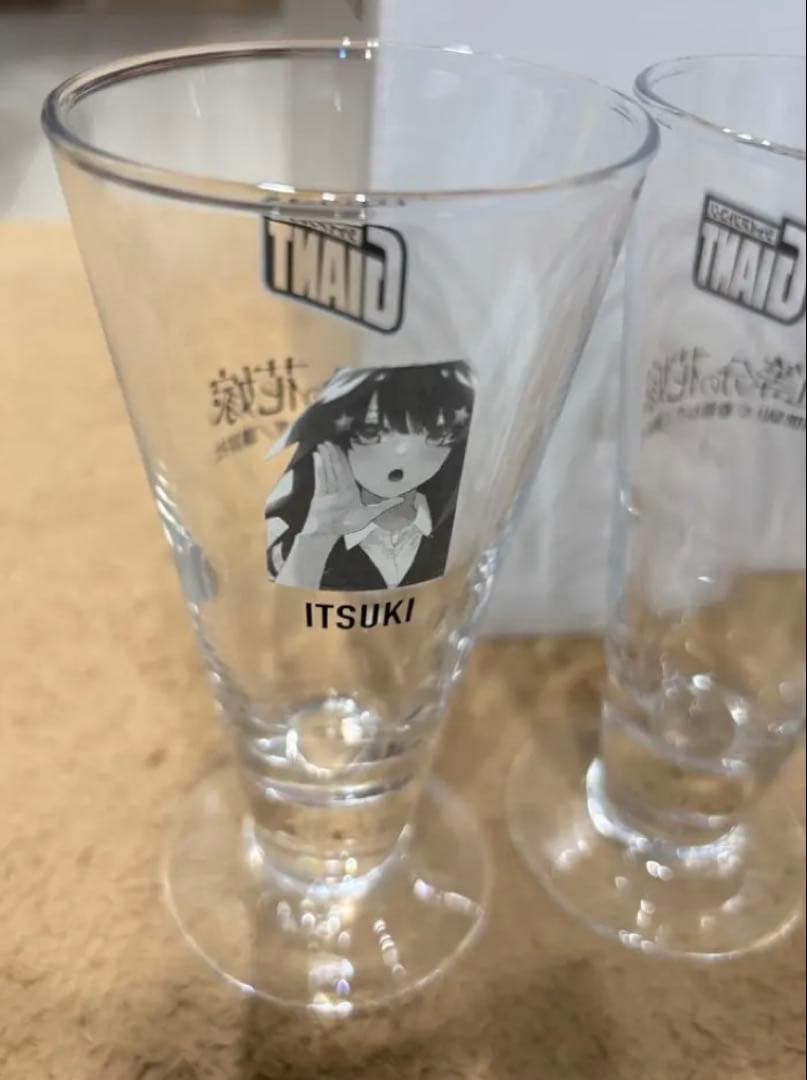 五等分の花嫁グラス5点セット　ジャイアントコーンキャンペーン