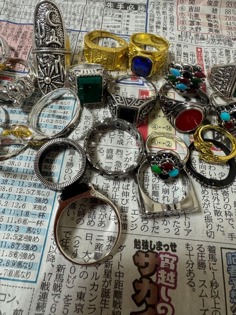 (複数のデザインのリングセット)