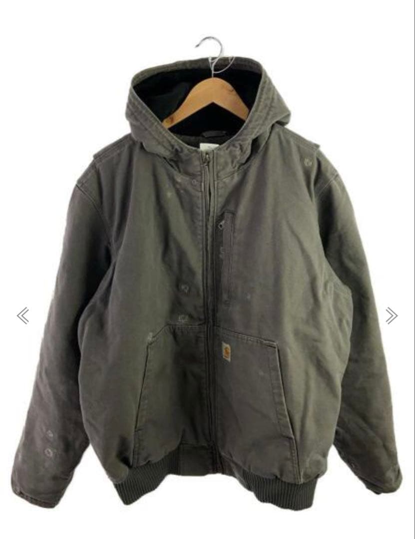 カーハート　carhartt アクティブジャケット　　グレーXLサイズ