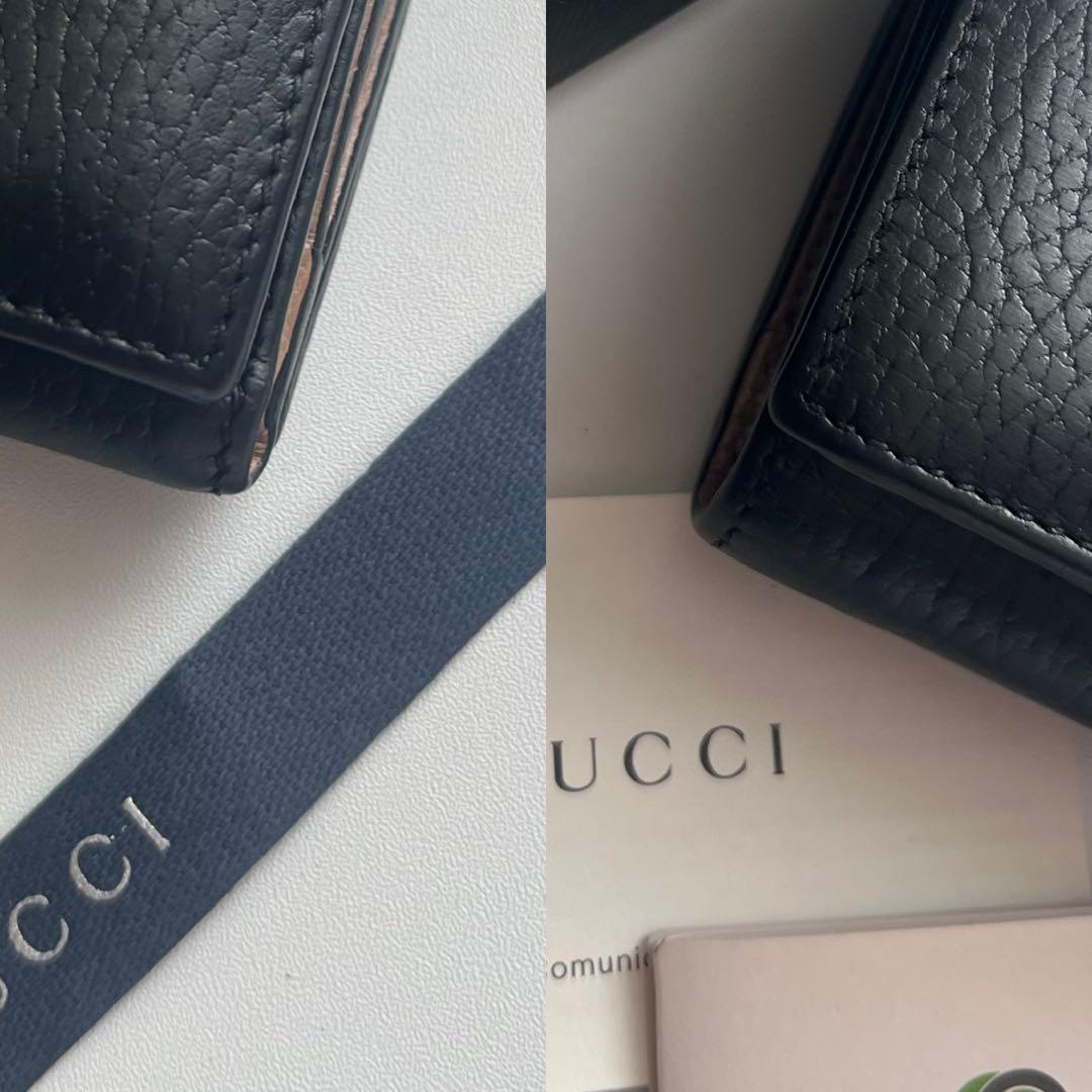 469 美品 GUCCI グッチ マーモント 3つ折り財布