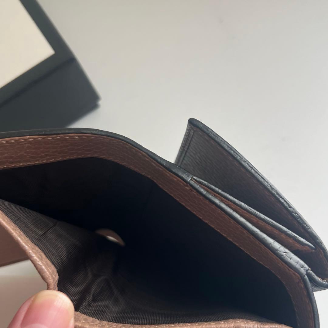469 美品 GUCCI グッチ マーモント 3つ折り財布