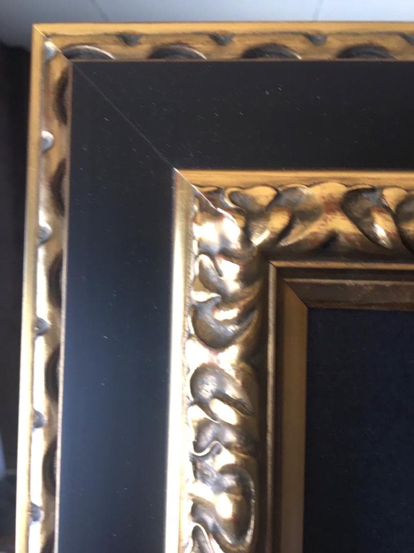 ラファエロ 「大公の聖母」 印刷画 額縁付き 額縁 額装 金縁