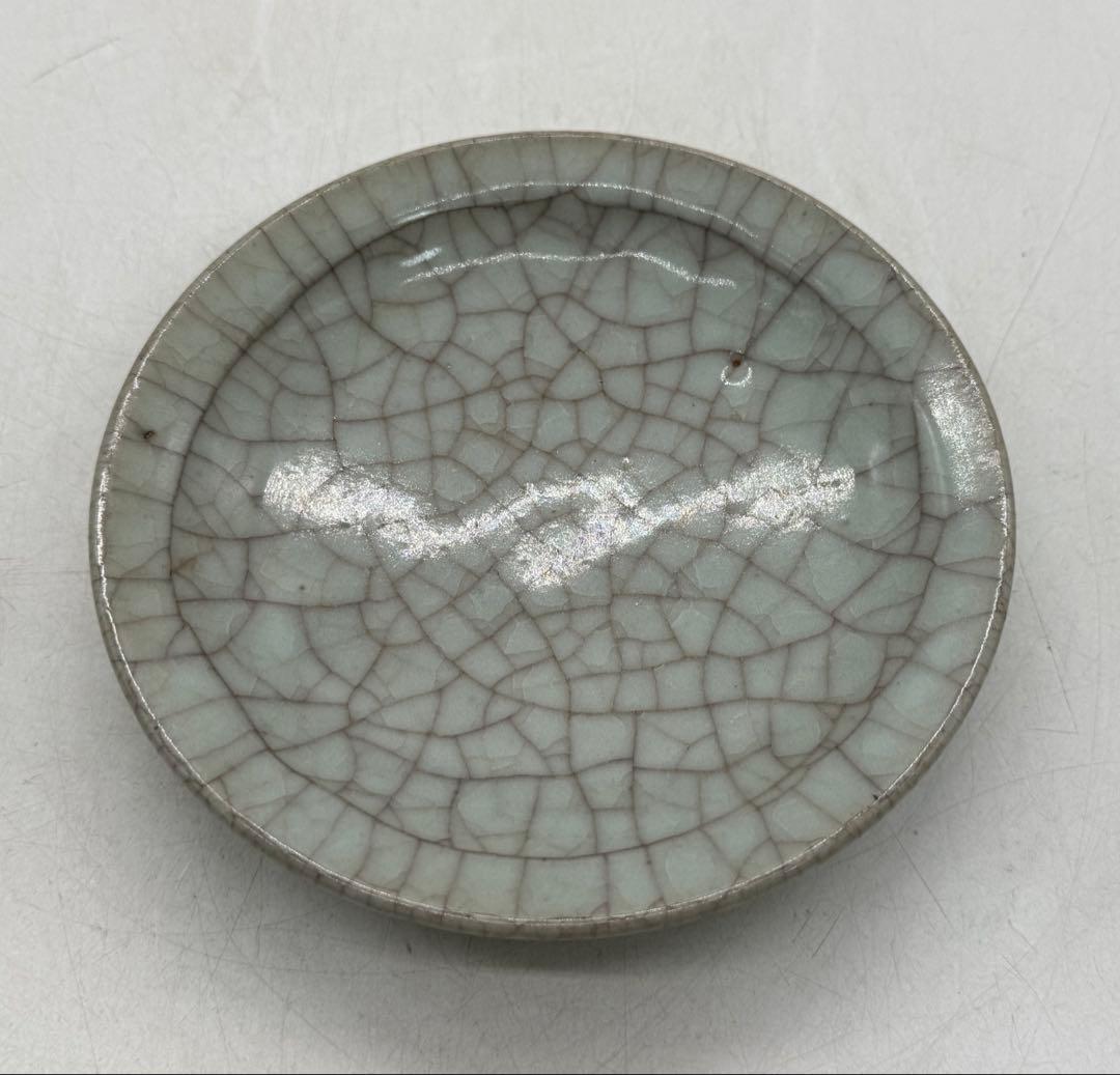 中国　哥釉皿　送料込み260127