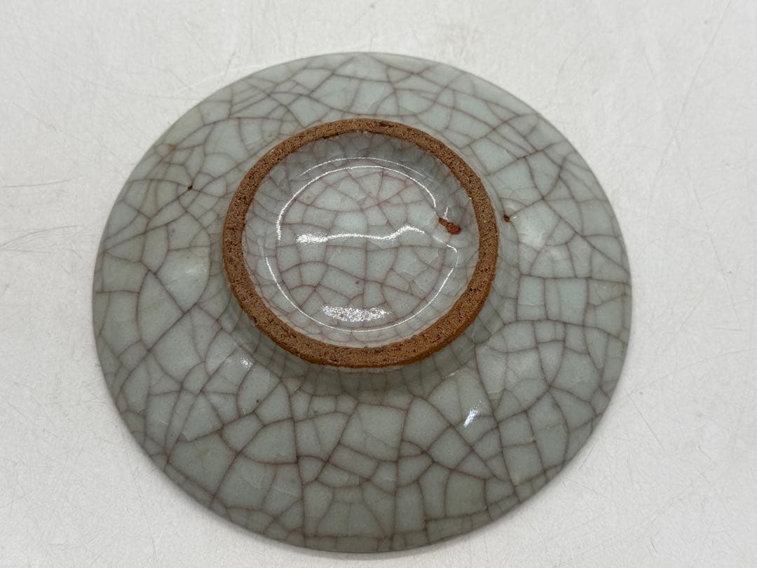 中国　哥釉皿　送料込み260127