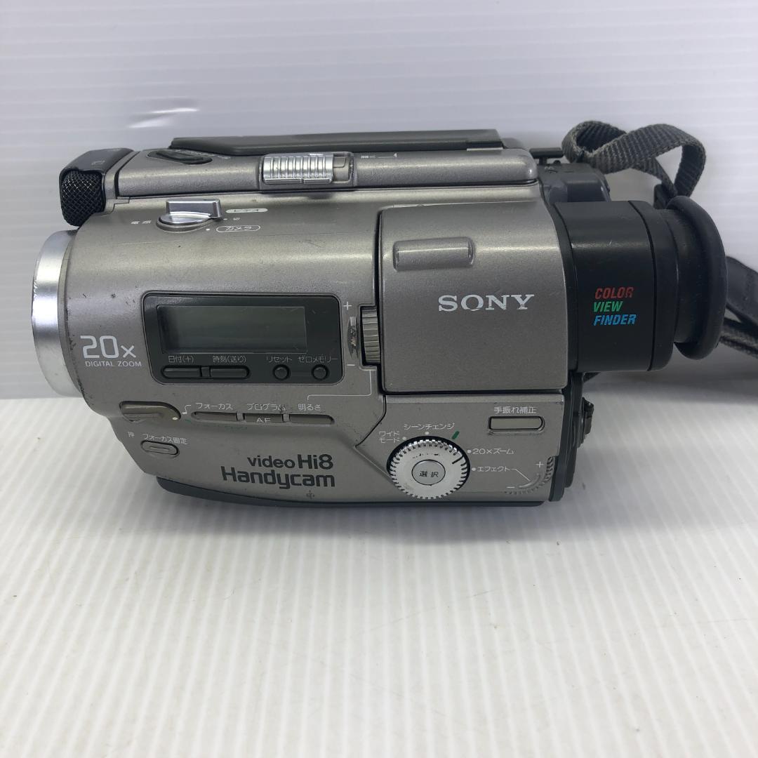 【通電確認】SONY Handycam 8mm ビデオカメラ CCD-TR2