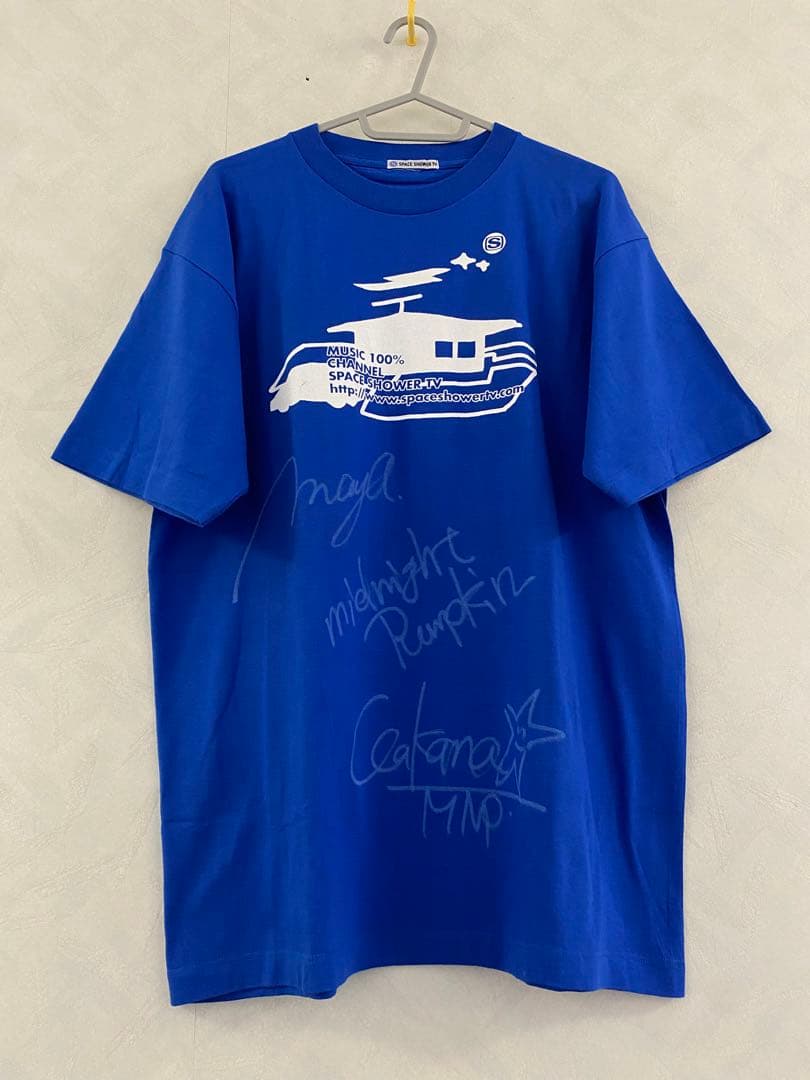 スペースシャワーTV midnightPumpkin 直筆サイン入りTシャツ