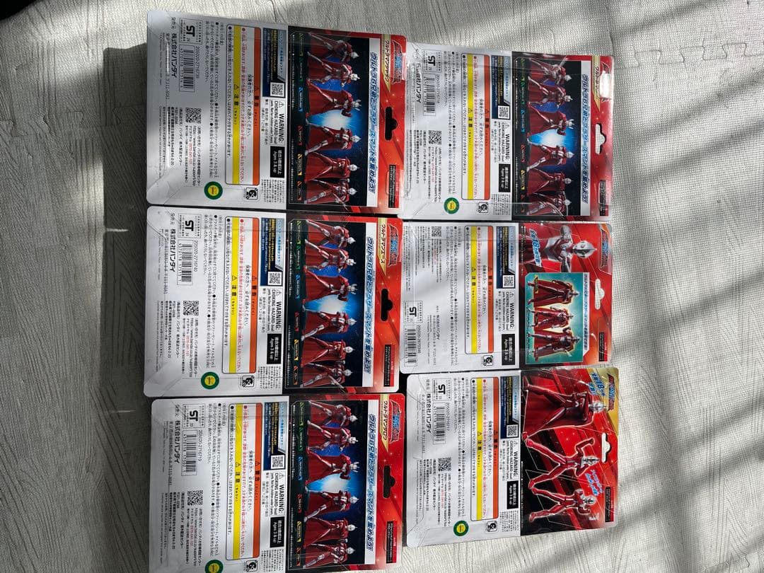 ウルトラアクションフィギュア　ウルトラ6兄弟　ブラザーズマントセット　生産完了品