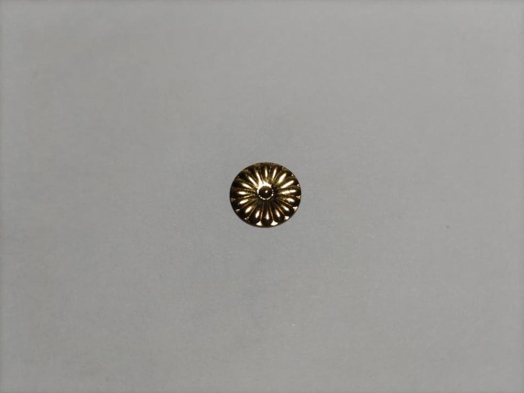 特別価格！【菊紋金具】4分ｘ220枚 （12ｍｍ）神殿、神輿、真鍮金具です。