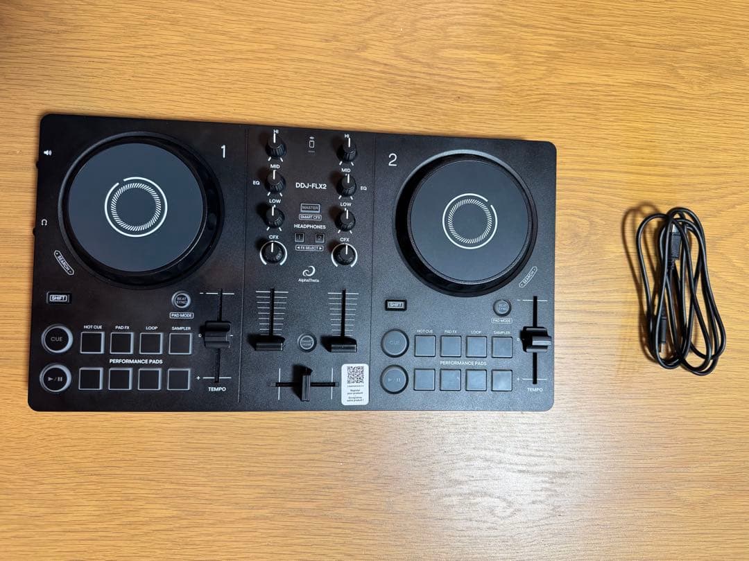 (ヘッドホン付き) DDJ-FLX2 DJコントローラ AlphaTheta