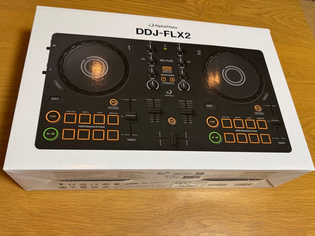 (ヘッドホン付き) DDJ-FLX2 DJコントローラ AlphaTheta