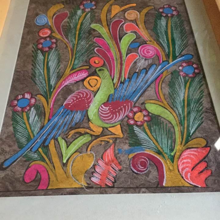 絵画、額入り、ハンドメイド、メキシコ
