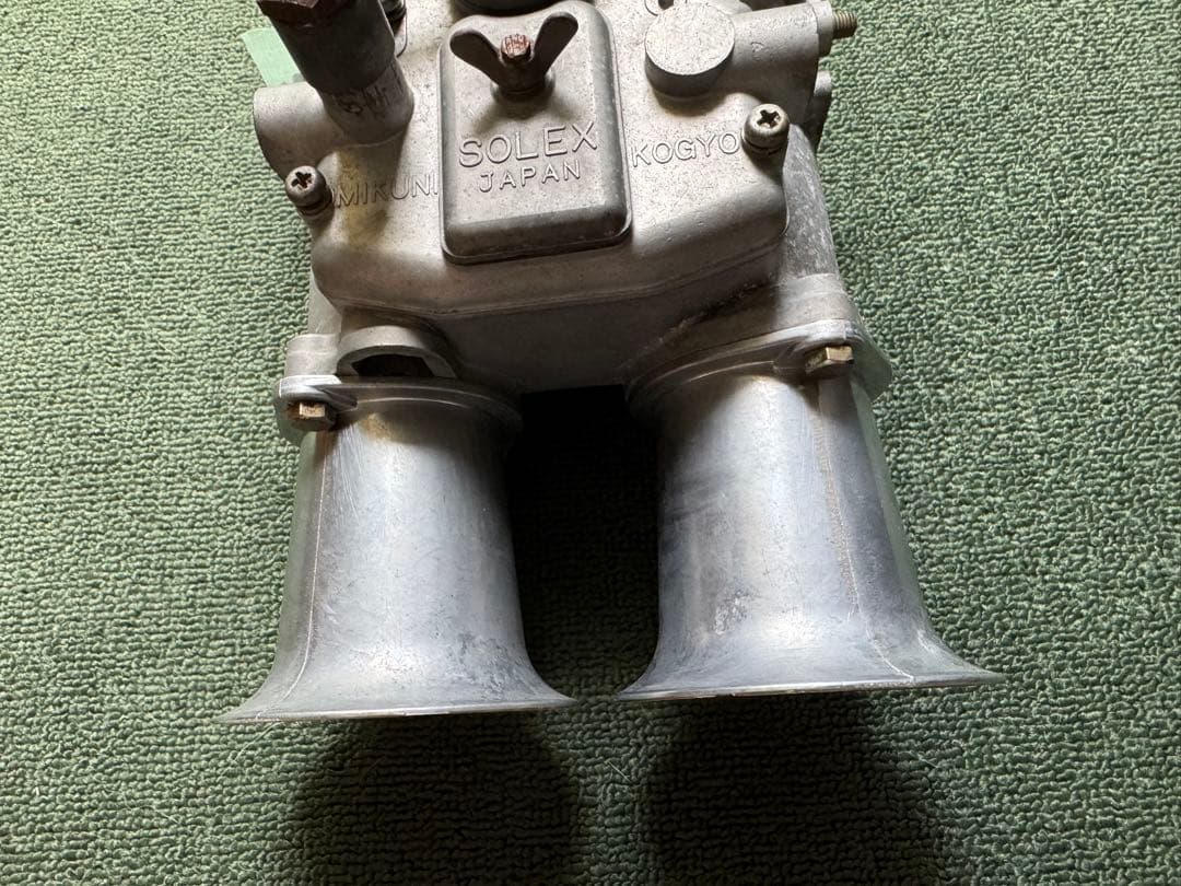 ソレックスファンネル 75mm 新品未使用品　　　　旧車　送料無料