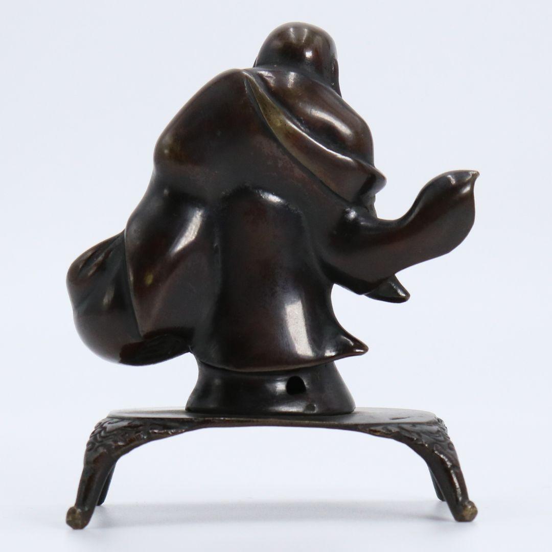 中国 唐銅 布袋像 置物　V90　SS1