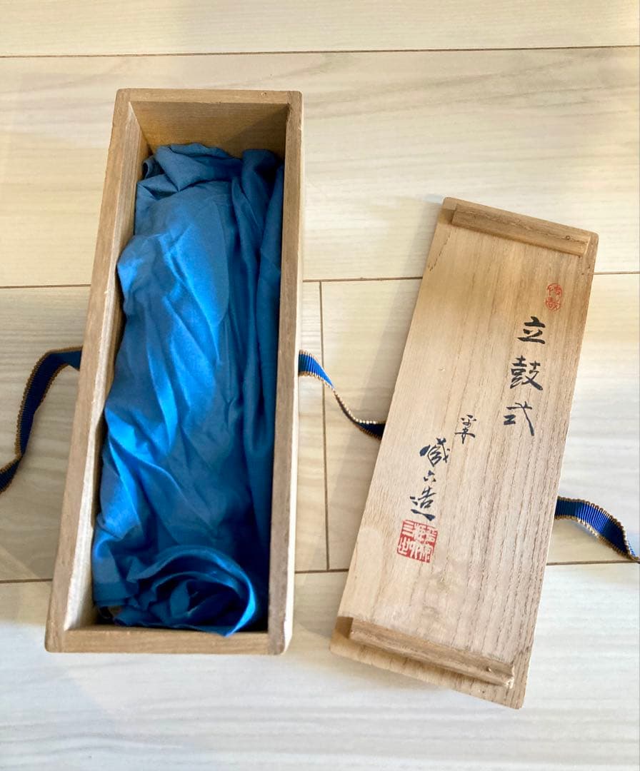 【極美品・共箱あり】秦蔵六 塗金銅花器 立鼓式 花瓶 ブロンズ 作家物 蔵出し