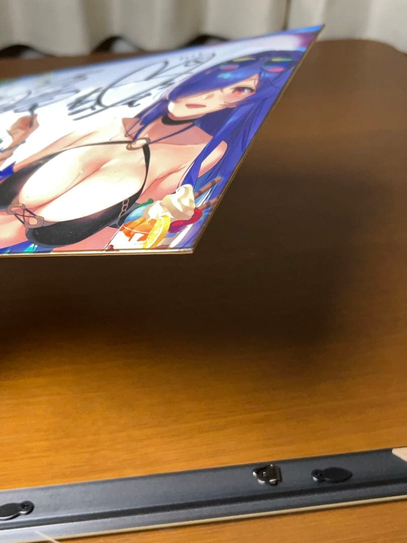 アズールレーン アズレン公式生放送 限定 サイン色紙 お皿