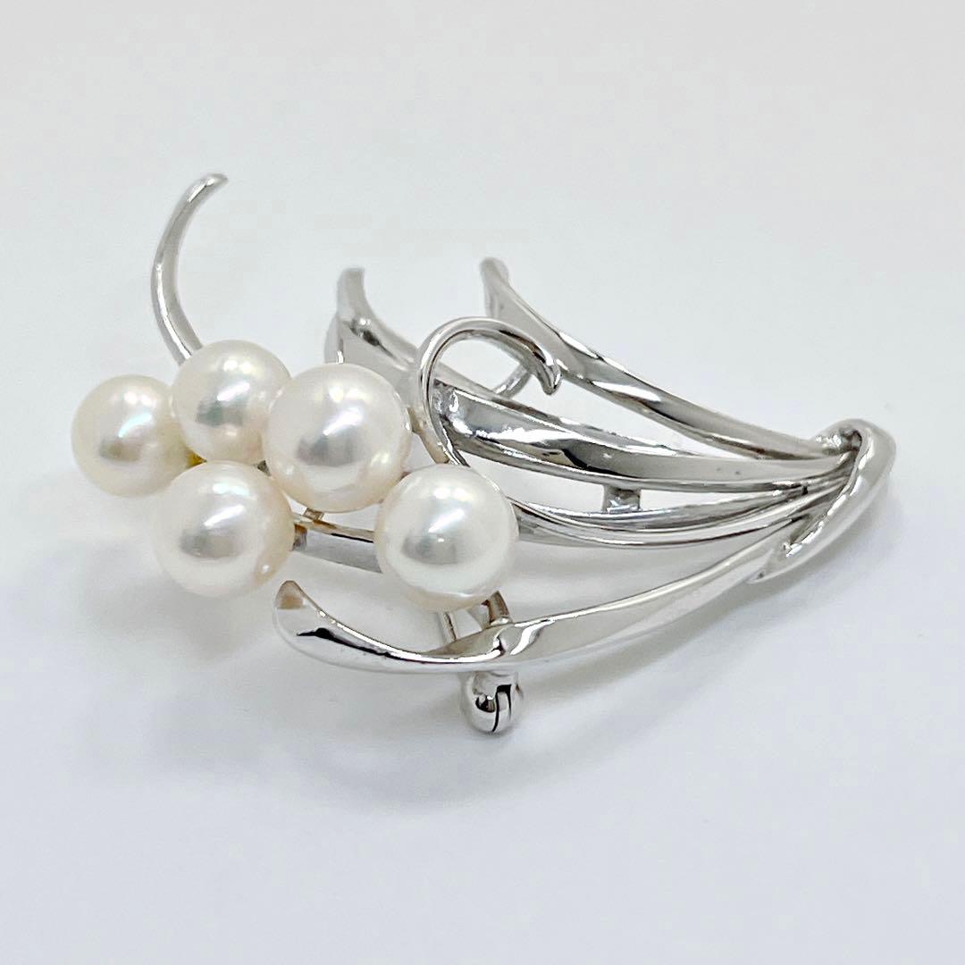 極美品✨MIKIMOTO ミキモト パール　ブローチ　コサージュ　フラワー