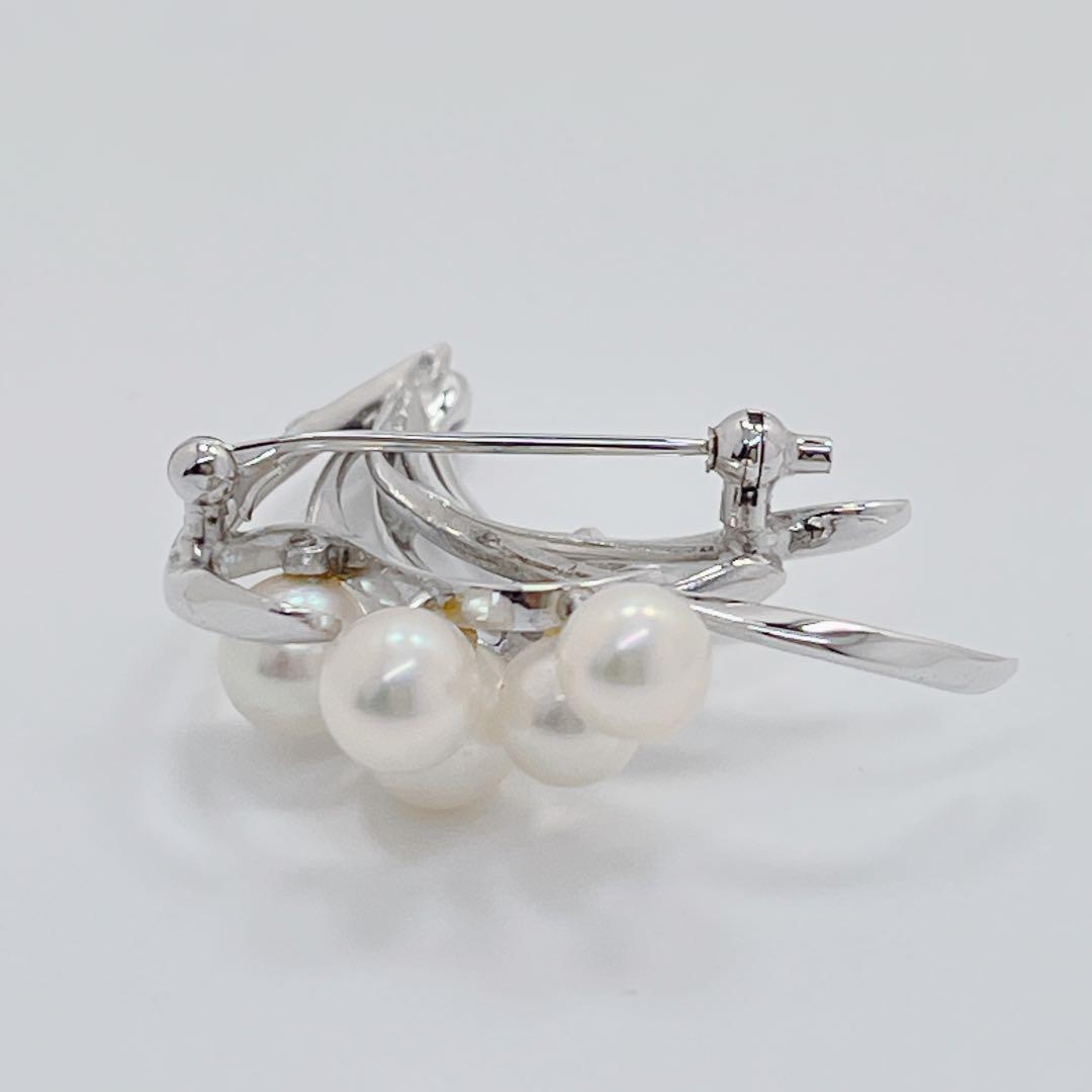 極美品✨MIKIMOTO ミキモト パール　ブローチ　コサージュ　フラワー