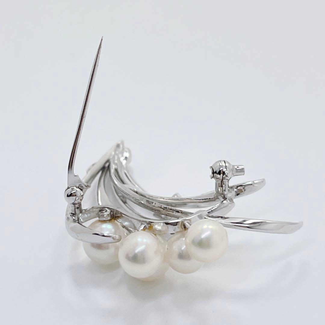 極美品✨MIKIMOTO ミキモト パール　ブローチ　コサージュ　フラワー